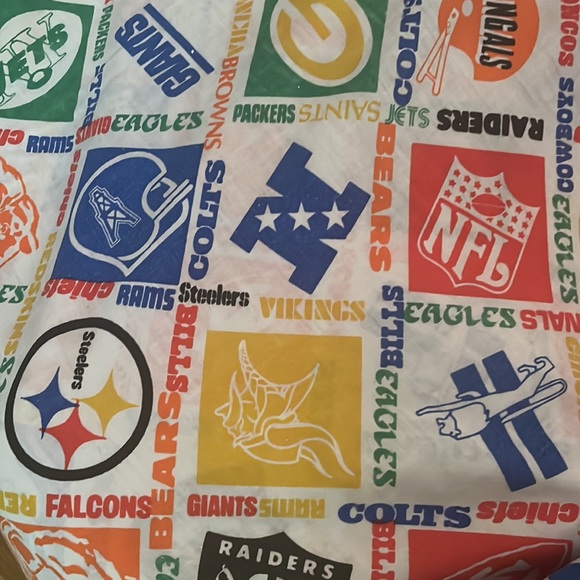 Vintage 1970s NFL Full Flat Sheet (as is) - Picture 7 of 11
